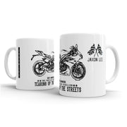 JL Triumph Daytona 675R Motorbike Illustration – Gift Mug