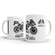 JL Art Mug aimed at fans of Triumph Daytona 675 Motorbike