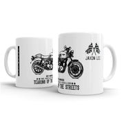 JL Triumph Thruxton Ace Motorbike Illustration – Gift Mug
