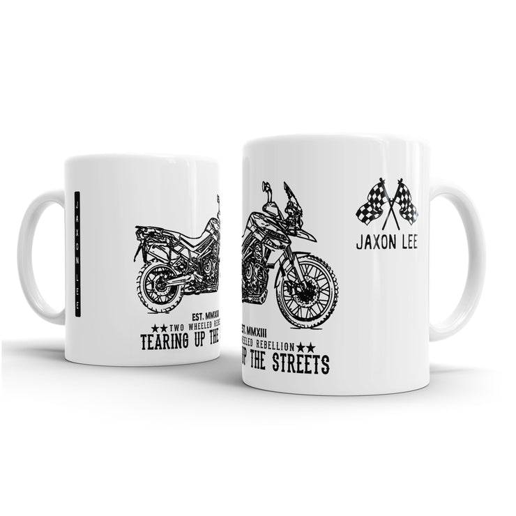 JL Triumph Tiger 800 XCA Motorbike Illustration – Gift Mug