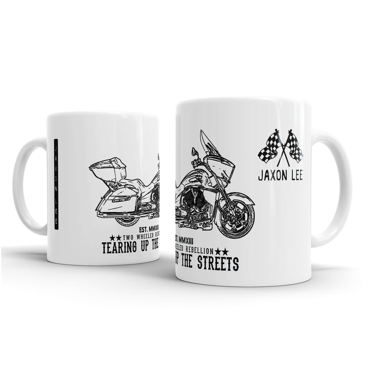 JL Illustration For A Victory Cross Country Tour Motorbike Fan – Gift Mug