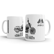 JL Illustration For A Victory Highball Motorbike Fan – Gift Mug