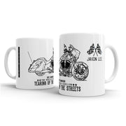 JL Illustration For A Victory Magnum Motorbike Fan – Gift Mug