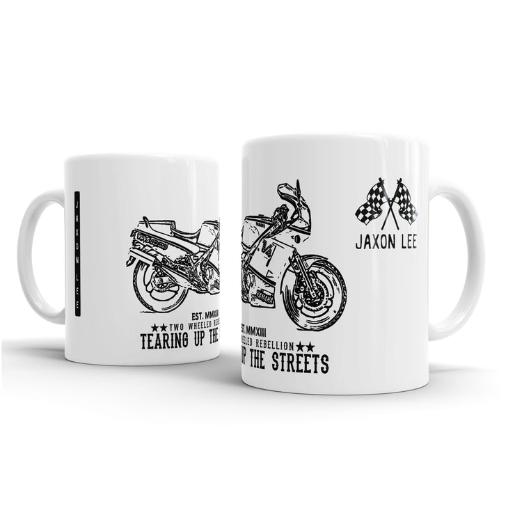 JL Illustration For A Yamaha RD500 YPVS LC Motorbike Fan – Gift Mug