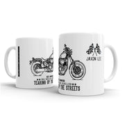 JL Illustration For A Yamaha XV 950 Motorbike Fan – Gift Mug