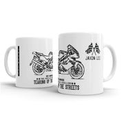 JL Illustration For A Yamaha YZF 1000R Thunderace Motorbike Fan – Gift Mug
