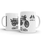 JL Illustration For A Yamaha FS1E 50 Motorbike Fan – Gift Mug
