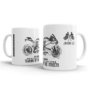 JL Illustration For A Ducati 1199 Panigale R Motorbike Fan – Gift Mug