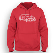 JL Illustration For A Renault Clio 2019 Motorcar Fan Hoodie