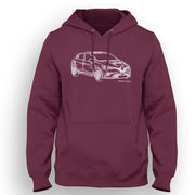 JL Illustration For A Renault Clio 2019 Motorcar Fan Hoodie