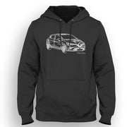 JL Illustration For A Renault Clio 2019 Motorcar Fan Hoodie