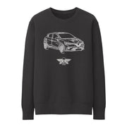 JL Basic Illustration for a Renault Clio 2019 Motorcar fan Jumper