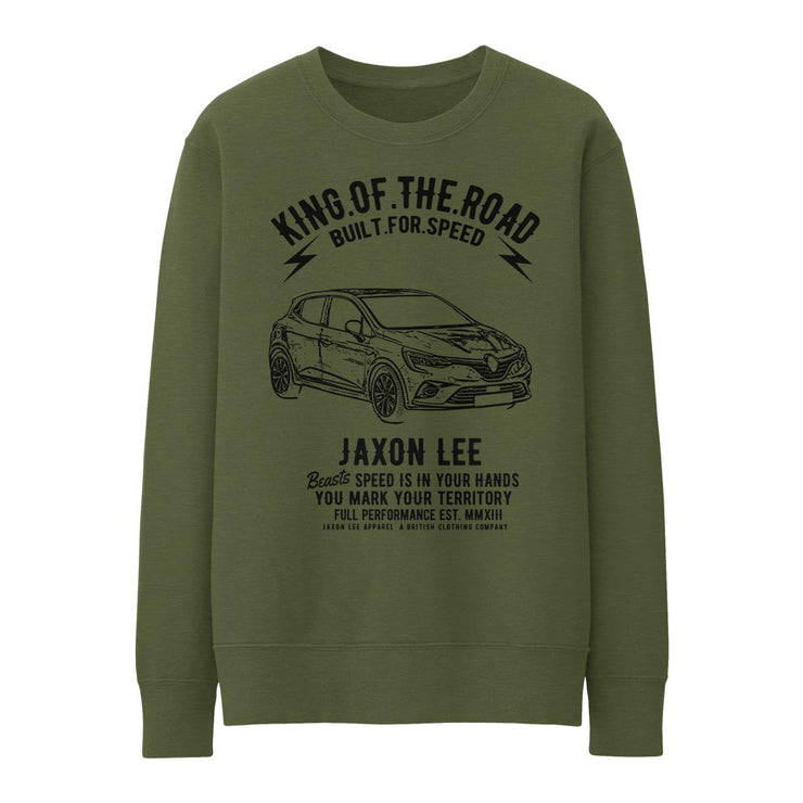 JL King Illustration for a Renault Clio 2019 Motorcar fan Jumper