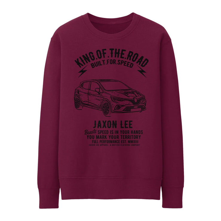 JL King Illustration for a Renault Clio 2019 Motorcar fan Jumper