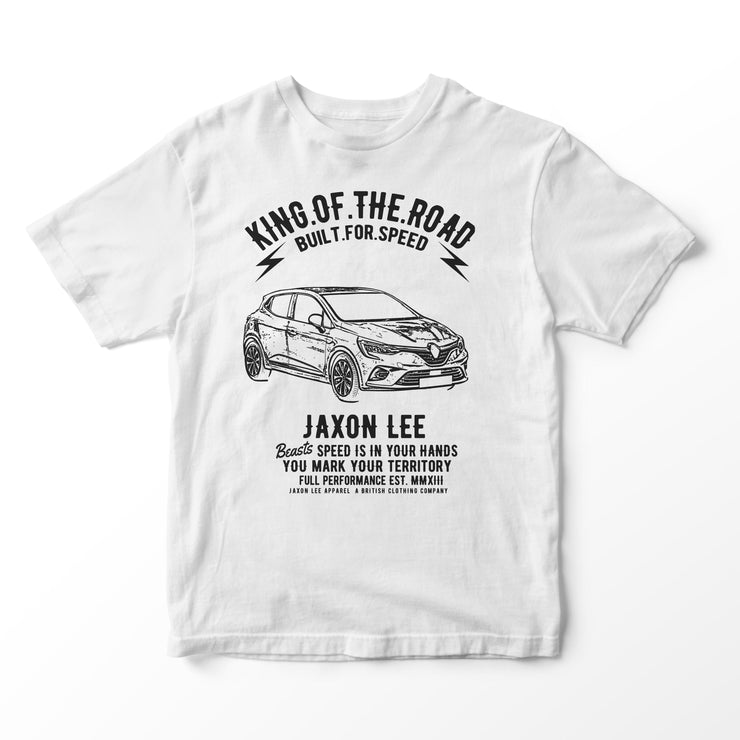 JL King Illustration for a Renault Clio 2019 Motorcar fan T-shirt