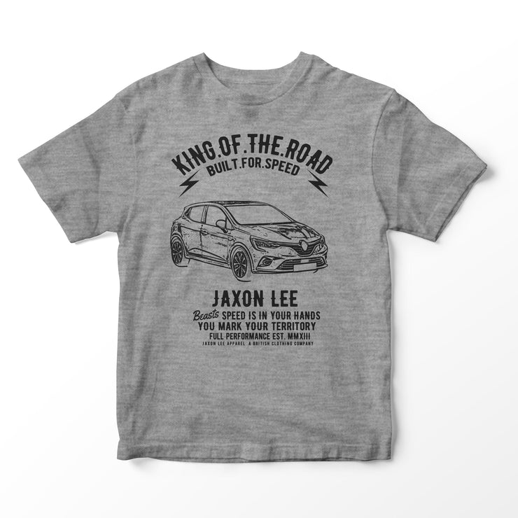JL King Illustration for a Renault Clio 2019 Motorcar fan T-shirt