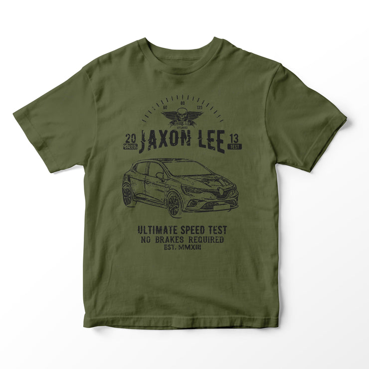 JL Speed Illustration for a Renault Clio 2019 Motorcar fan T-shirt