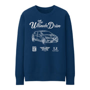 JL Ultimate Illustration for a Renault Clio 2019 Motorcar fan Jumper