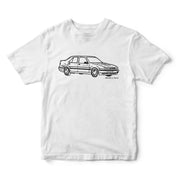 JL Illustration For A SAAB 9000 Aero Motorcar Fan T-shirt