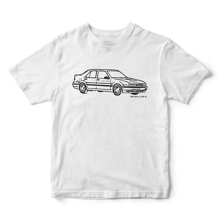 JL Illustration For A SAAB 9000 Aero Motorcar Fan T-shirt