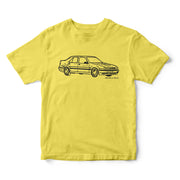 JL Illustration For A SAAB 9000 Aero Motorcar Fan T-shirt