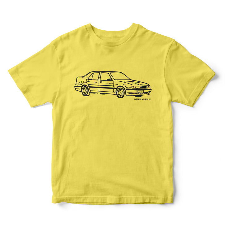 JL Illustration For A SAAB 9000 Aero Motorcar Fan T-shirt