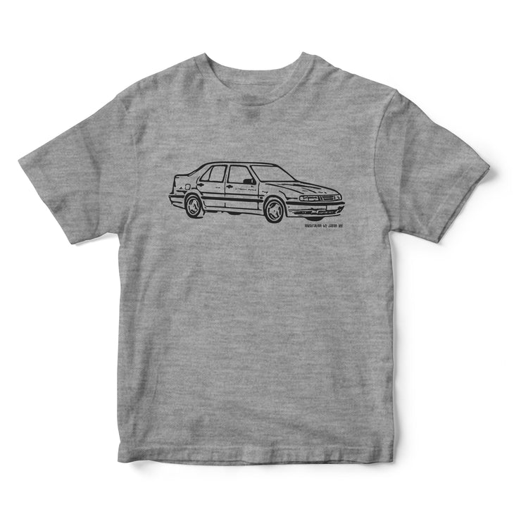 JL Illustration For A SAAB 9000 Aero Motorcar Fan T-shirt