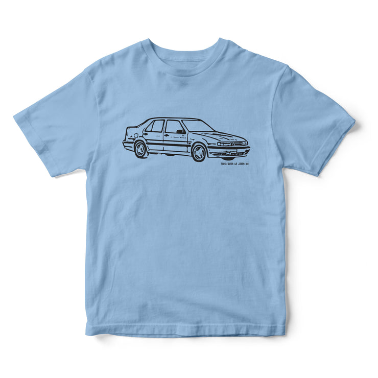 JL Illustration For A SAAB 9000 Aero Motorcar Fan T-shirt