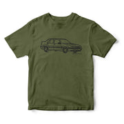 JL Illustration For A SAAB 9000 Aero Motorcar Fan T-shirt