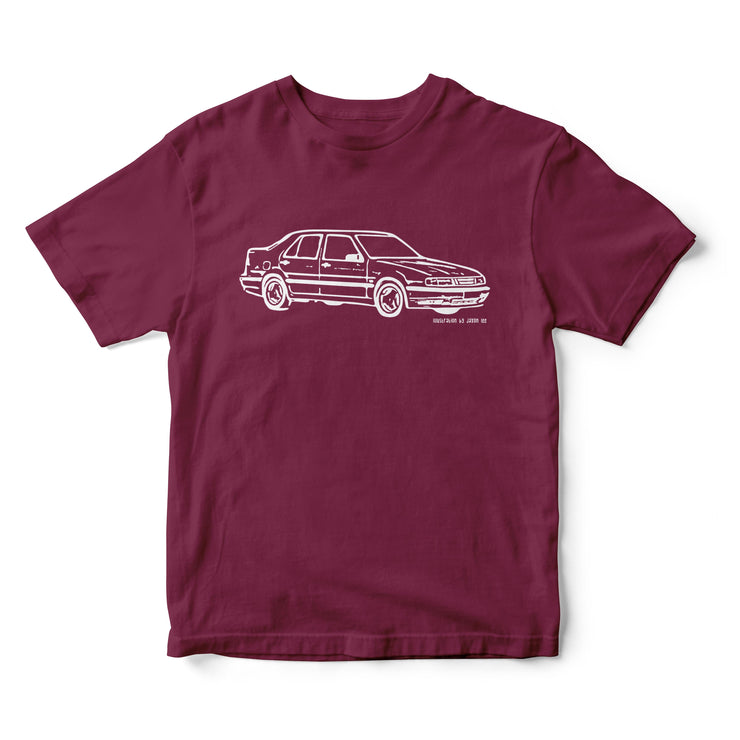 JL Illustration For A SAAB 9000 Aero Motorcar Fan T-shirt