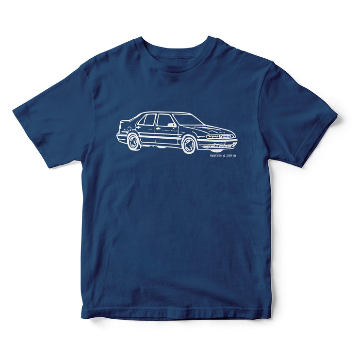 JL Illustration For A SAAB 9000 Aero Motorcar Fan T-shirt