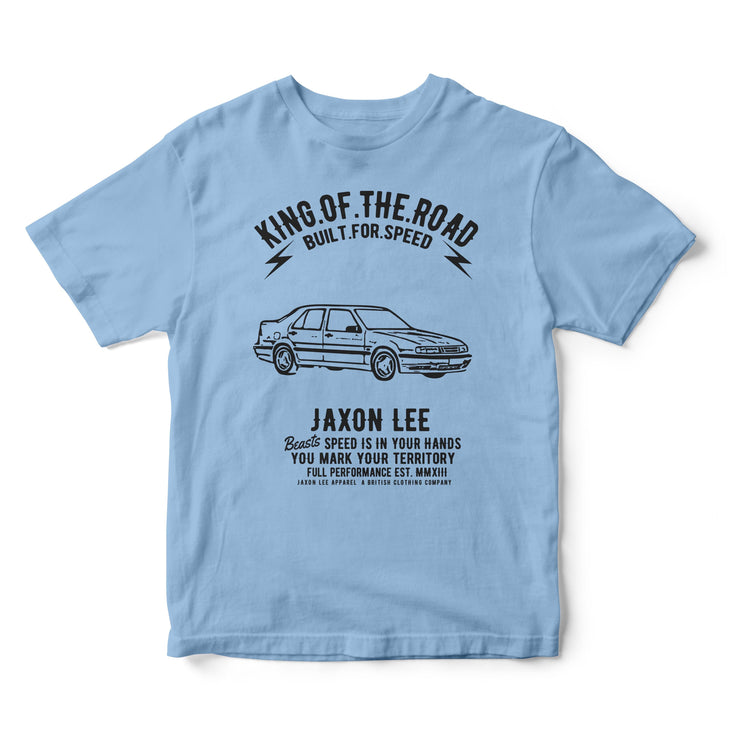 JL King Illustration For A SAAB 9000 Aero Motorcar Fan T-shirt