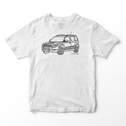 JL Illustration For A Skoda Yeti Motorbike Fan T-shirt