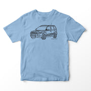 JL Illustration For A Skoda Yeti Motorbike Fan T-shirt