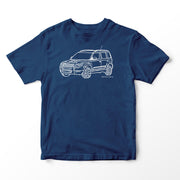 JL Illustration For A Skoda Yeti Motorbike Fan T-shirt