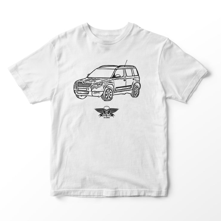 JL Basic Illustration for a Skoda Yeti Motorcar fan T-shirt