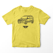 JL Basic Illustration for a Skoda Yeti Motorcar fan T-shirt