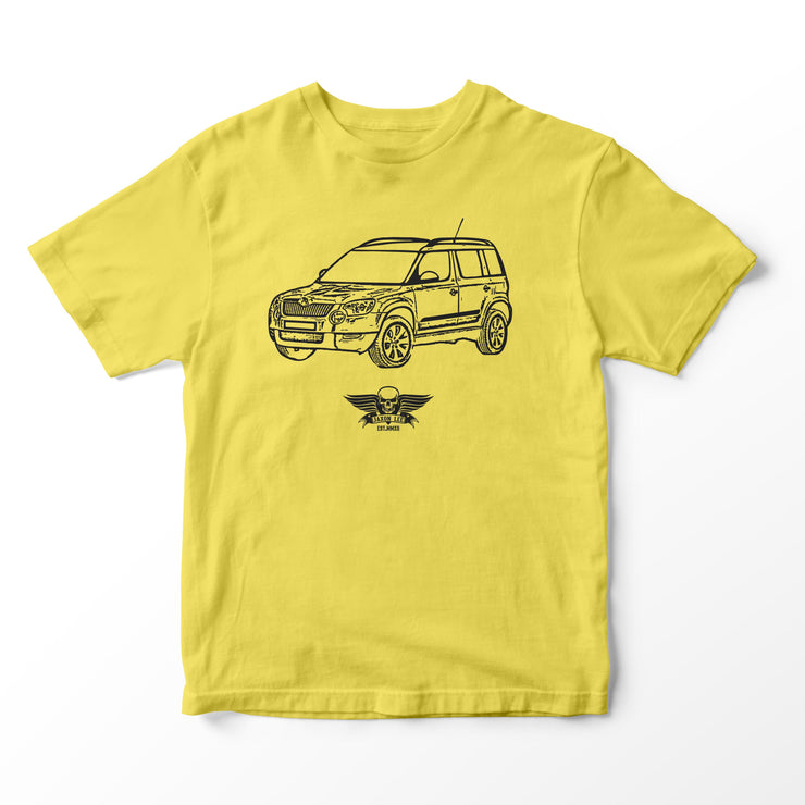 JL Basic Illustration for a Skoda Yeti Motorcar fan T-shirt