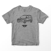 JL Basic Illustration for a Skoda Yeti Motorcar fan T-shirt