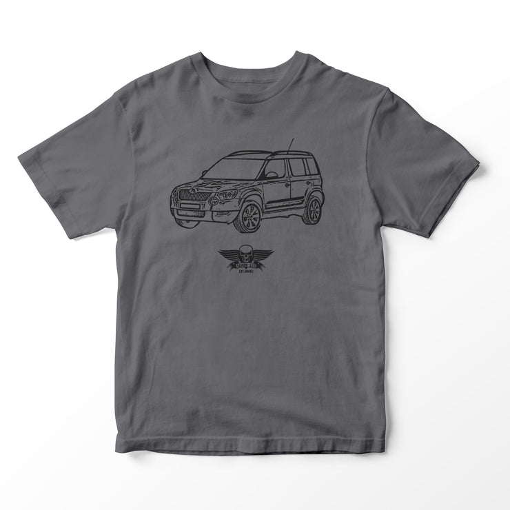 JL Basic Illustration for a Skoda Yeti Motorcar fan T-shirt