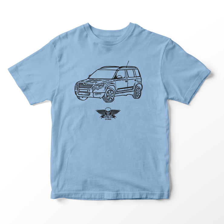 JL Basic Illustration for a Skoda Yeti Motorcar fan T-shirt