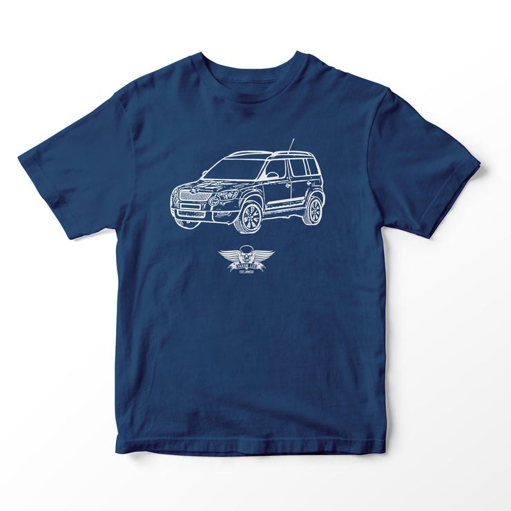 JL Basic Illustration for a Skoda Yeti Motorcar fan T-shirt