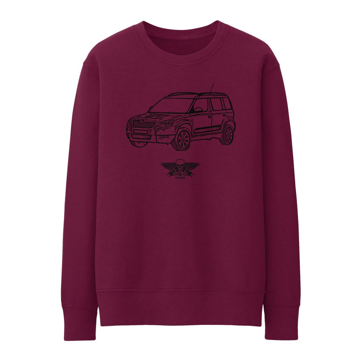 JL Basic Illustration for a Skoda Yeti Motorcar fan Jumper