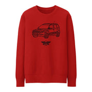 JL Basic Illustration for a Skoda Yeti Motorcar fan Jumper