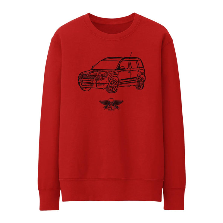 JL Basic Illustration for a Skoda Yeti Motorcar fan Jumper
