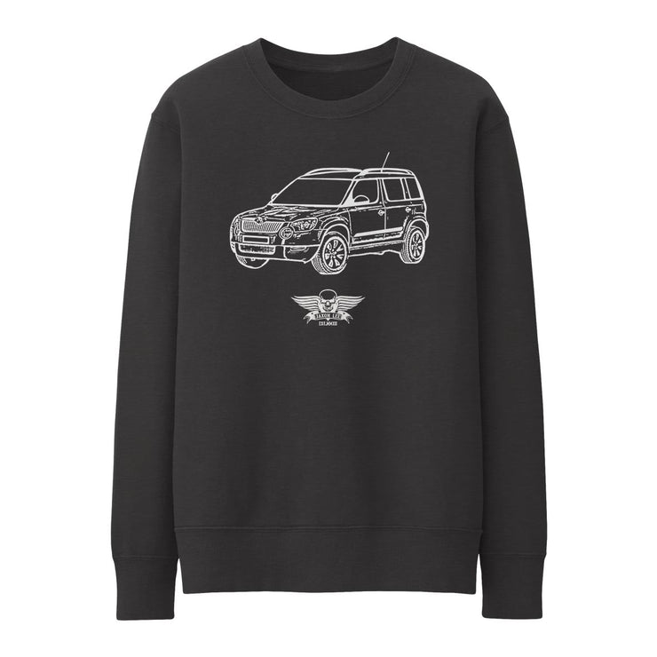 JL Basic Illustration for a Skoda Yeti Motorcar fan Jumper