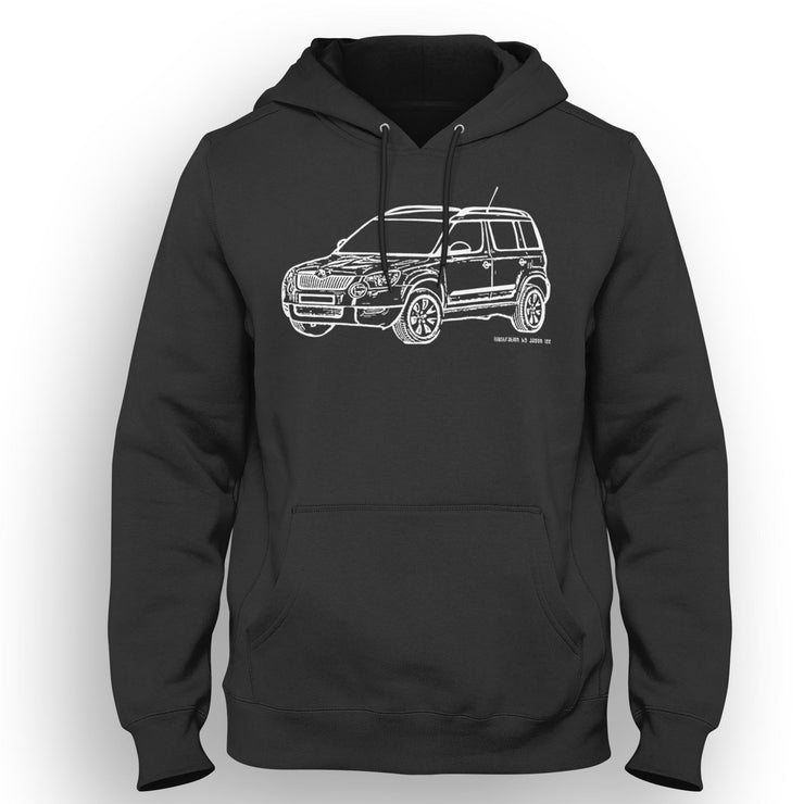 JL Illustration For A Skoda Yeti Motorcar Fan Hoodie