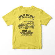 JL King Illustration for a Skoda Yeti Motorcar fan T-shirt