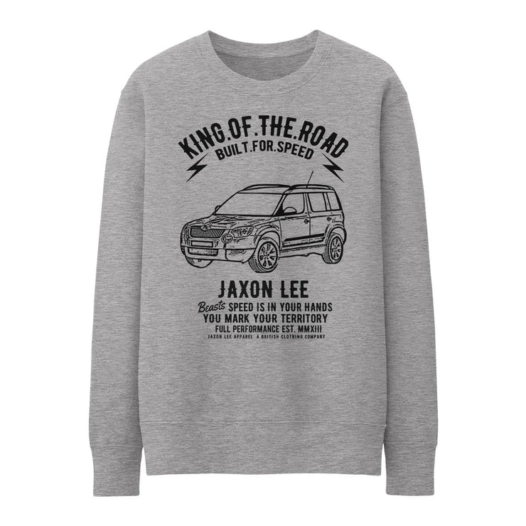 JL King Illustration for a Skoda Yeti Motorcar fan Jumper