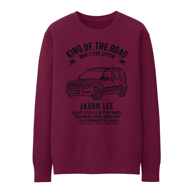 JL King Illustration for a Skoda Yeti Motorcar fan Jumper